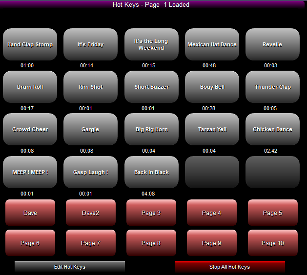 2. Hot Keys
