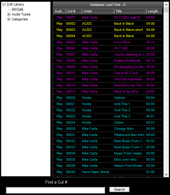 1. Audio Library