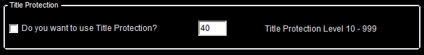 3. Title Protection