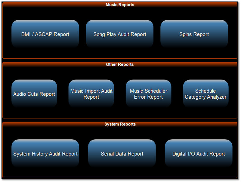 Scheduler Report Boxes
