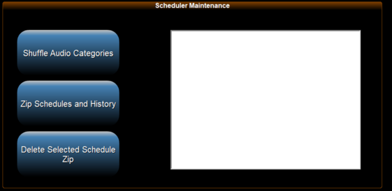 3. Scheduler 
Maintenance Box