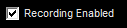1. Recording Enabled