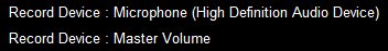 7. Recording Device Settings