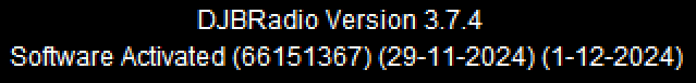 6. Software Version 
and License Status