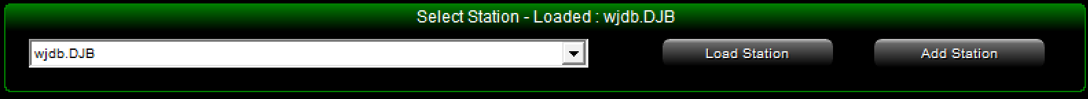 1. Select Station