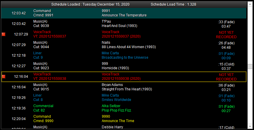 3. Log Window