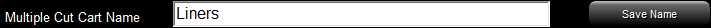 3. MultiCut Cart Name