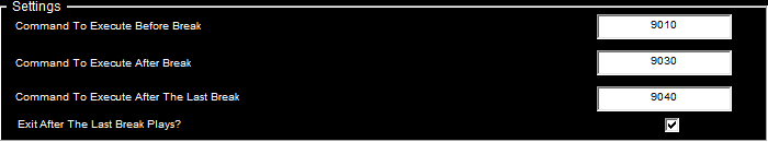 5. Settings Area
