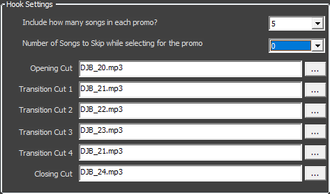 6. Hook Promo
Settings