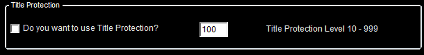 3. Title Protection